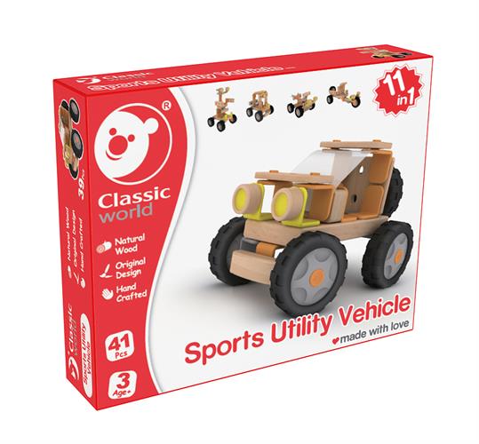 מכונית להרכבה מעץ