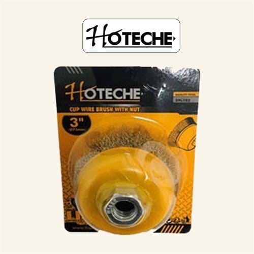 מברשת פלדה כוס מקצועית 3  מבית חברת HOTECHE