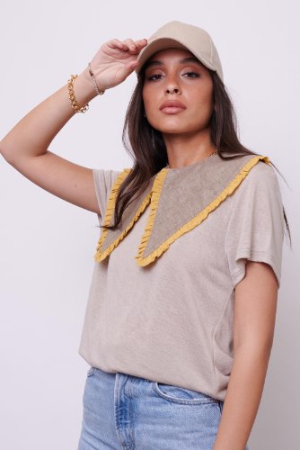 חולצת סקוטי חאקי