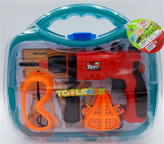 מזוודת כלי עבודה+ מברגה