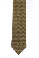 עניבה דגם מיקרופון קטן צהוב אפור