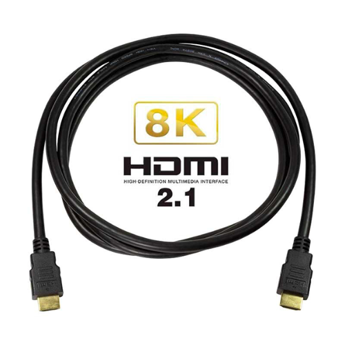 כבל מסך HDMI ל- HDMI תומך 8K תקן 2.1 באורך כ-2 מטר