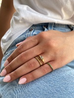 טבעת סלין זהב 14K