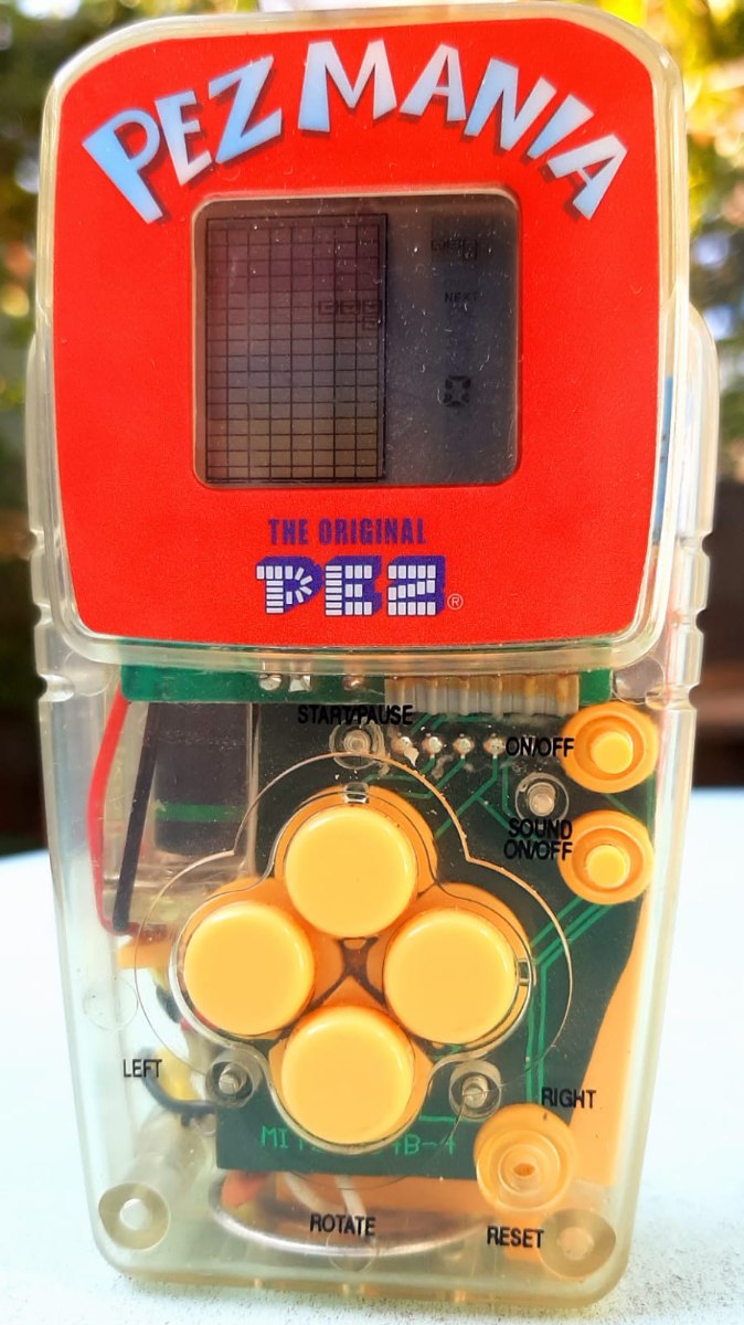 מחסנית פז עם משחק טטריס, מתנה מושלמת לאספן PEZ