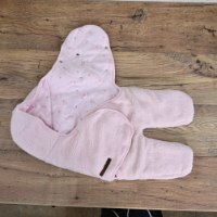 שמיכת מעטפת פופי ורוד בהיר