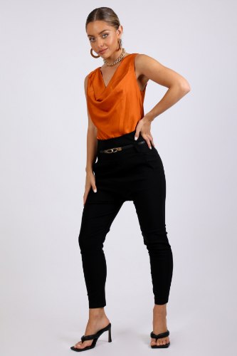 מכנס בויפרנד מחטב שחור /אפור/חום