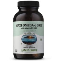 אומגה 3  עם ויטמין D, מכיל 200 כמוסות רכות, מקסי הלט