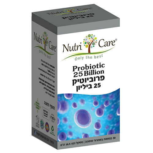 פרוביוטיקה 25 ביליון,  30 כמוסות, נוטרי קר
