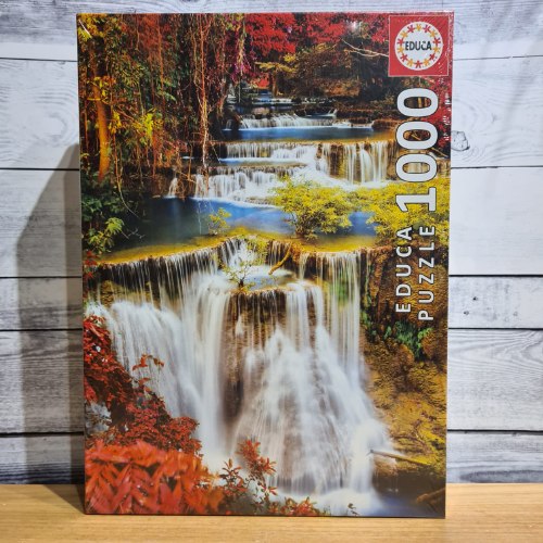 פאזל מפלים ביער עבות - 1000 חלקים