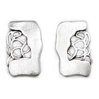 עגילי כסף מעוצבים  A8475 | תכשיטי כסף | עגילי כסף