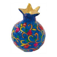 רימון קישוט מעיסת נייר עיטור רימונים