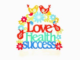 שלט קיר צבעוני 7 ברכות - אנגלית   BH-24