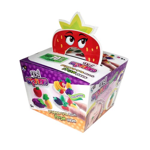 מיני ממתקים מבצק סוכר דגם ירקות ופירות - יוצרים משחקים ואוכלים