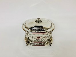 קופסת אתרוג כסף טהור 