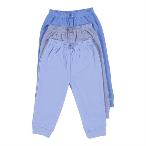 מארז שלישיית געטקס כחול-אפור-תכלת פלנל