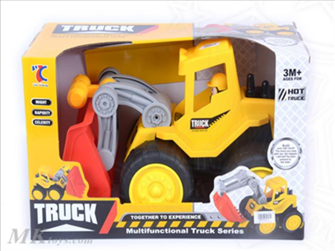 אוטו עבודה אדום/ צהוב- מחפרון