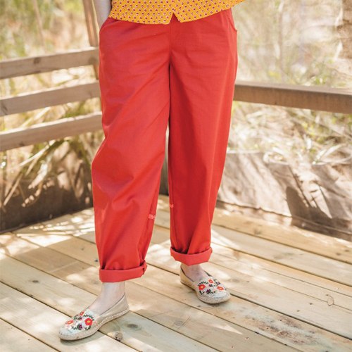 מכנסיים מדגם נור הקלאסי והאהוב בצבע אלמוג/קורל