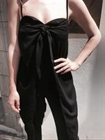 אוברול קשירה שחור