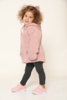 גקט פליז לבבות בנות