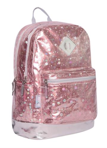 תיק גב עיגולים ורוד סטיילוש