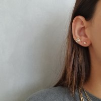 זוג עגילי יהלום מיוחדים 0.30 קראט