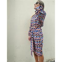 שמלת נרי מודפסת