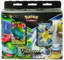 מארז מלחמה סט 2 דקים קלפי פוקימון קלפים Pokemon TCG: Venusaur V VS Blastoise V Battle Deck