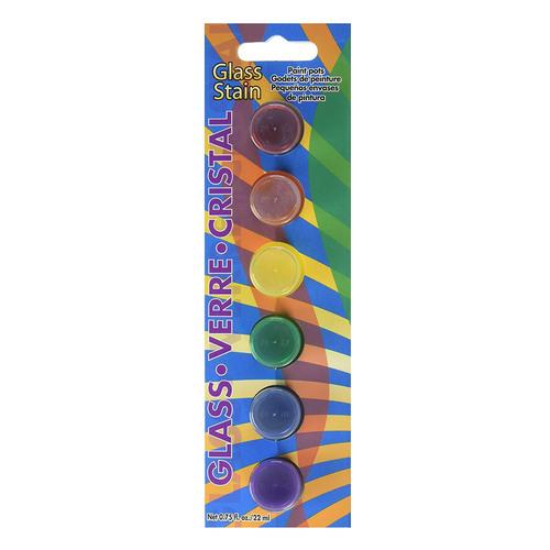 סט צבעי זכוכית שקופים 22 מ"ל  DAPK25