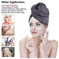 כובע מגבת הפלא לייבוש שיער