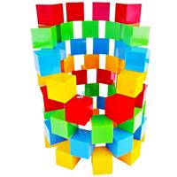 קוביות מגנטיות 64 חלקים-playmager