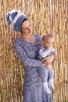 שמלת אימוש- הדפס סגול