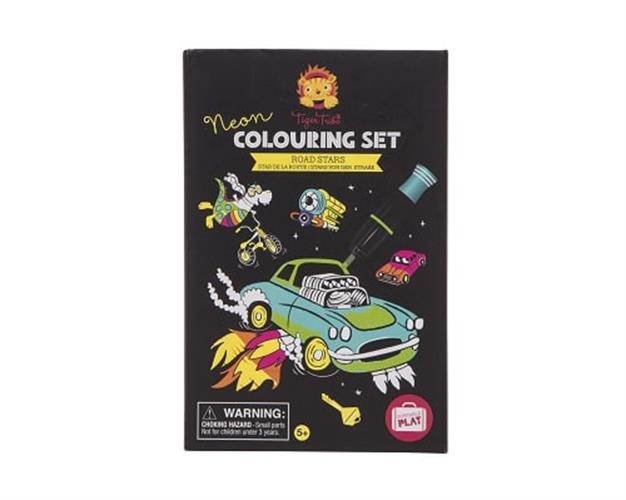 סט צביעה ניאון - כוכבי הכביש TIGER TRIBE