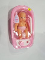 בובה באמבטיה ואביזרים