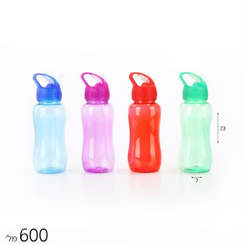 בקבוק קש 600 מל