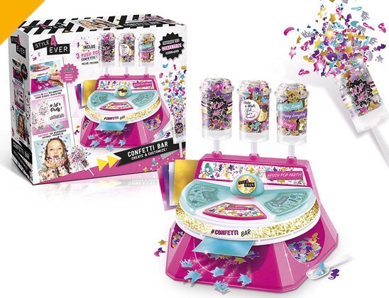 מכונת קונפטי DIY לילדים