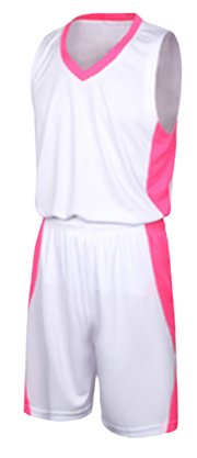 תלבושת כדורסל בעיצוב אישי White דגם #6013