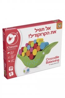 קלאסיק מוצרי עץ - אל תפיל את הקרוקודיל משחק חשיבה
