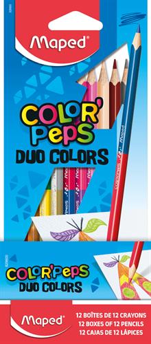 "צבעי עיפרון 1/12 דו צדדי"