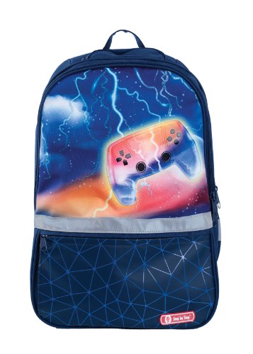 S.B.S תיק  Lucky 2021 גיימר כחול