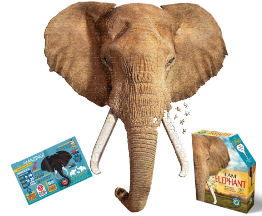 פאזל בצורת ראש פיל