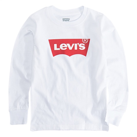טישירט לוגו בייסיק LEVIS לבן