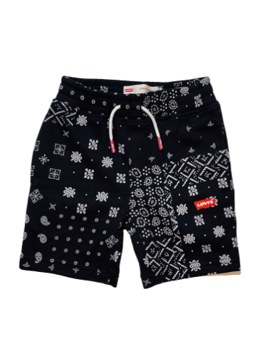 שורט בנים LEVIS שחור בנדנה 3M-7Y