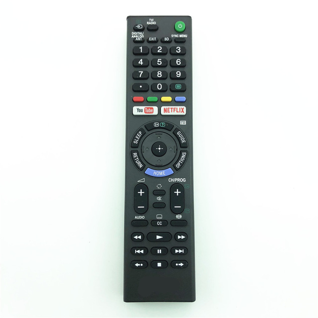 שלט רחוק לטלויזית חכמה של סוני/sony עם נטפליקס ויוטיוב