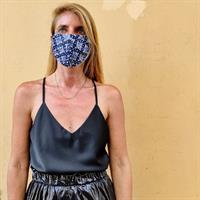 מסכת - BLUE FLOWERS