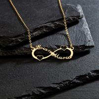 שרשרת אינפינטי אהבה - 2 שמות