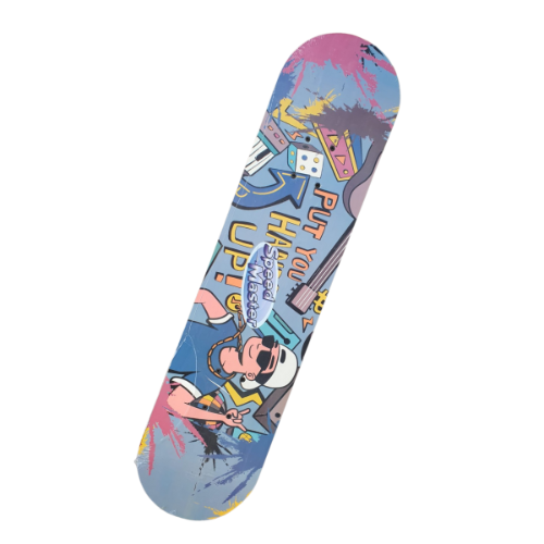 SKATEBOARD | סקייטבורד - הדפס PUT YOU HANDS UP!