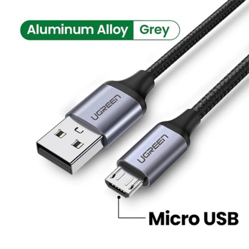 כבל Ugreen Micro USB Gray 1.5M