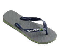 כפכפי הוויאנס ברזיל לוגו יוניסקס צבע אפור/כחול