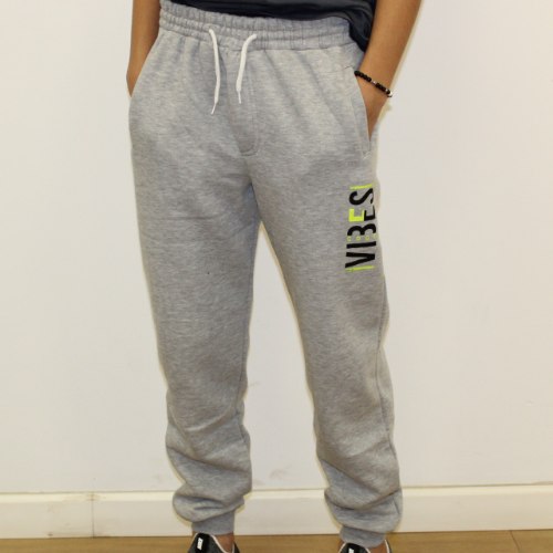 מכנס פוטר מעוצב VIBES אפור