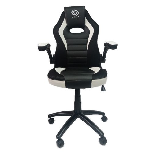 כיסא גיימינג דגם נובה - Nova - איכותי מעוצב ונוח עם משענת מתכווננת בצבעים שחור ולבן